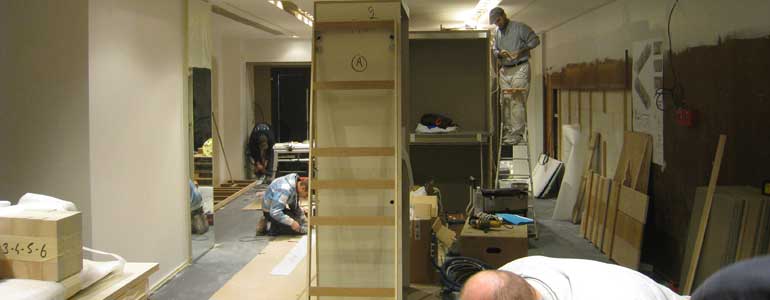 Remise en état des bureaux